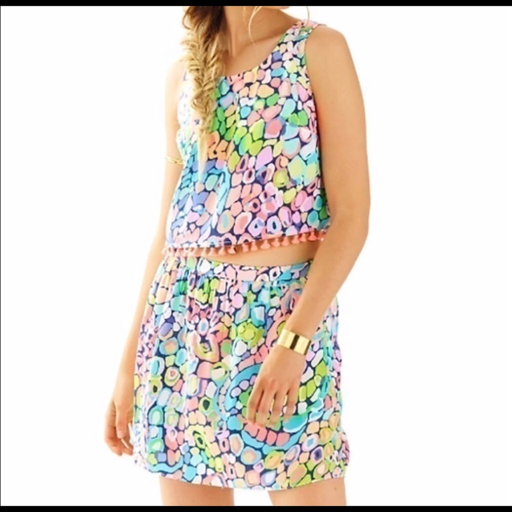 Lilly Pulitzer Brinkley Crop Top Set